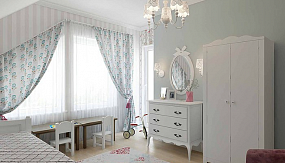 Оформление окна в детской