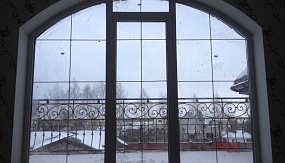 Остекление коттеджей.